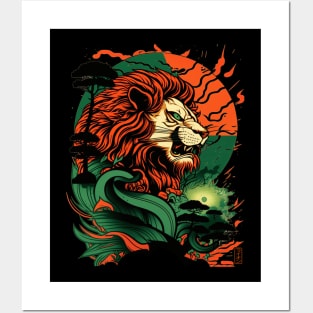 lion 3 Posters and Art